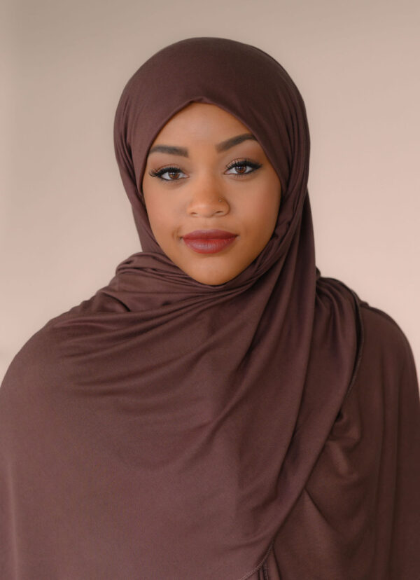 Brown Jersey Hijab