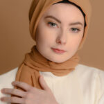Burlywood Chiffon Hijab