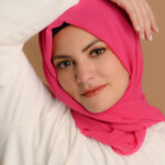 Fuschia Chiffon Hijab