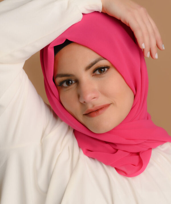 Fuschia Chiffon Hijab