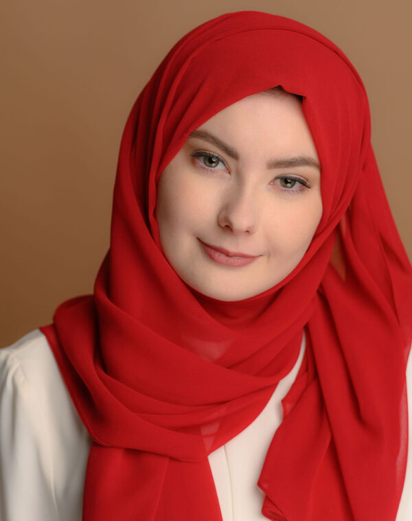 Garnet Chiffon Hijab
