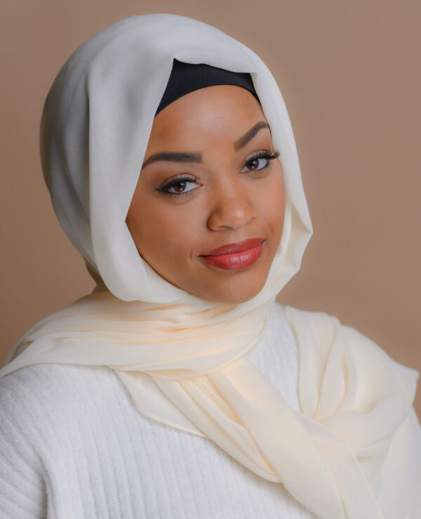 Pearl Chiffon Hijab