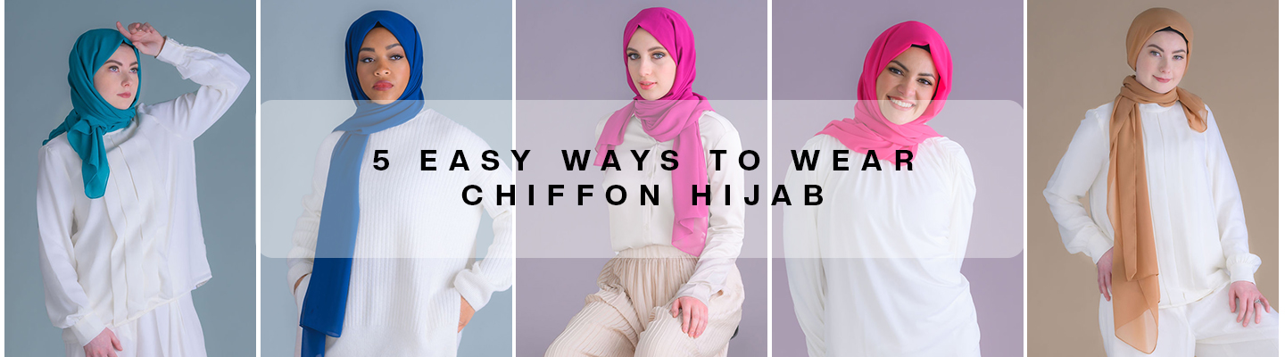 5 Easy Ways to Wear Chiffon Hijab Scarves in Seconds