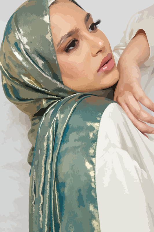 Beautiful Silk Hijabs
