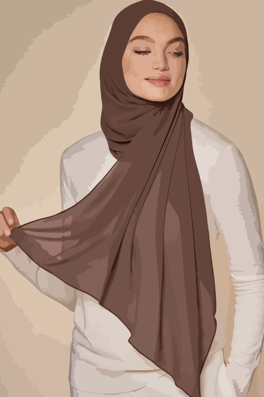 Beautiful Brown Hijabs