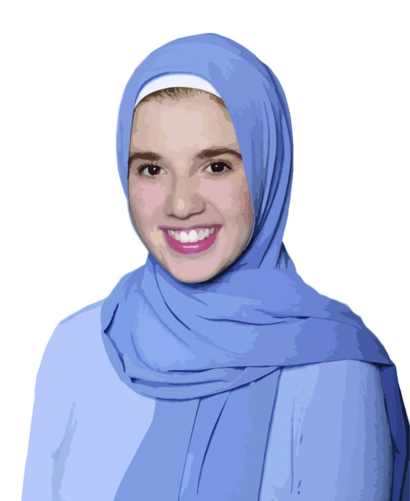 Blue Jersey Hijab