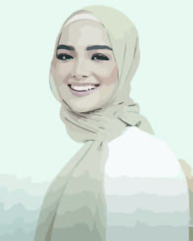 Cream Color Hijab