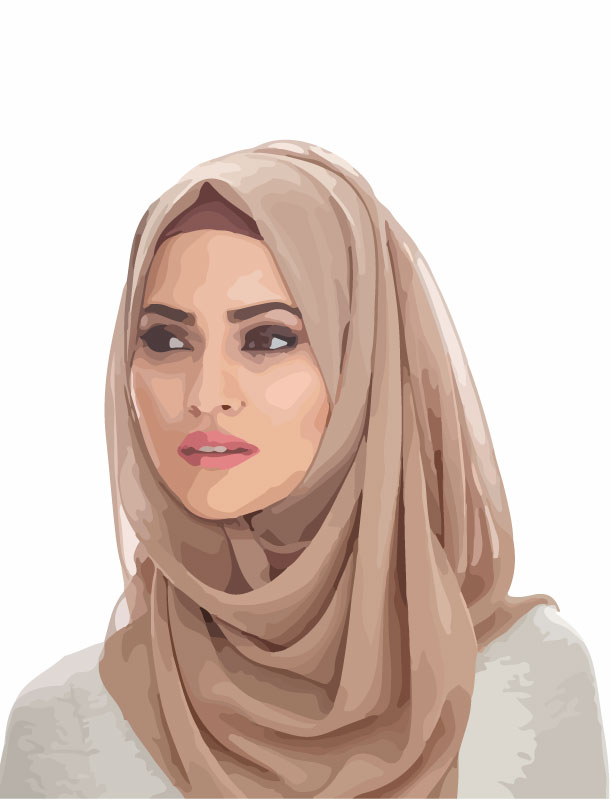 Layered Hijab Style